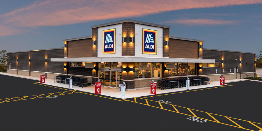Photo of Aldi Food Store in Loves Park, IL.