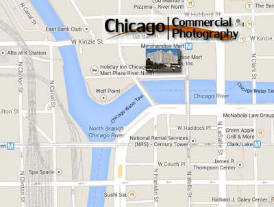 Directions to Chicago Commercial Photography in Chicago